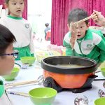 麥芽糖餅、皮影戲、火鍋活動